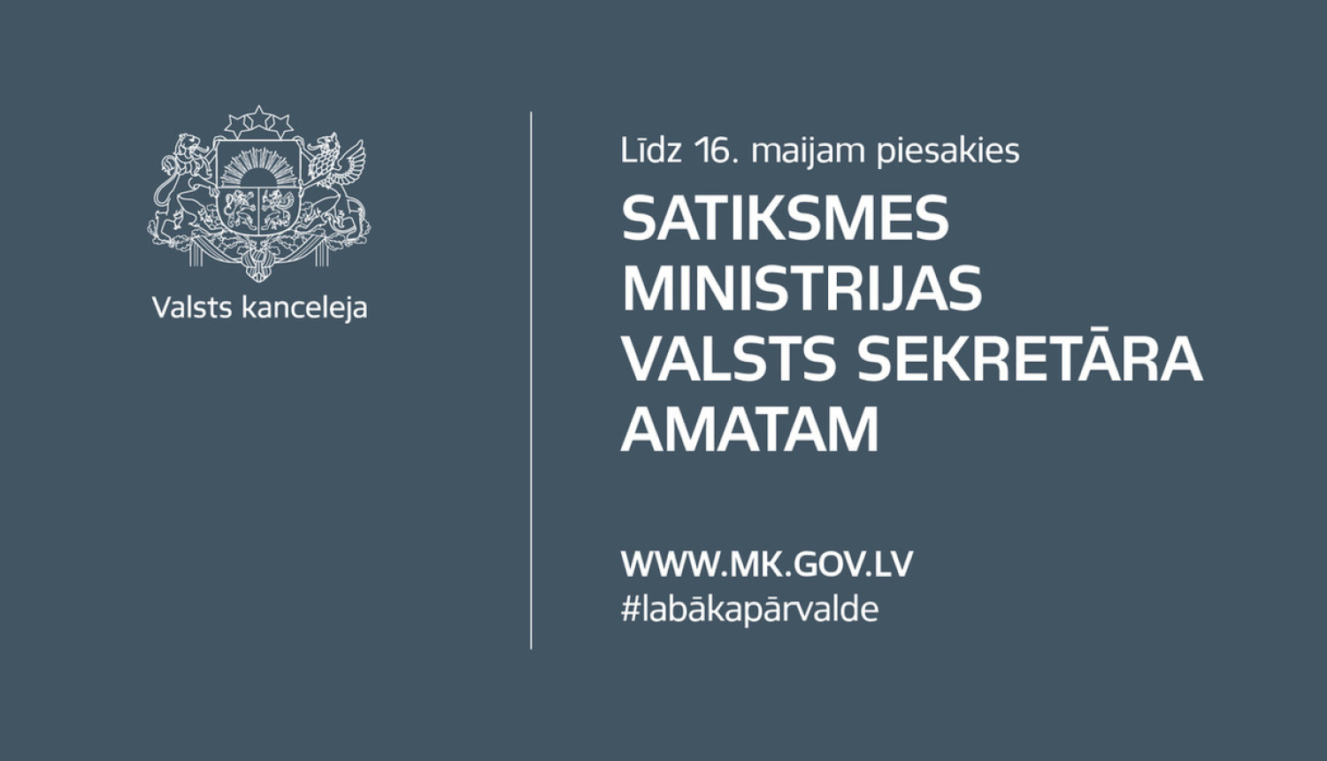 Atklātā konkursā tiks meklēts jaunais Satiksmes ministrijas valsts sekretārs
