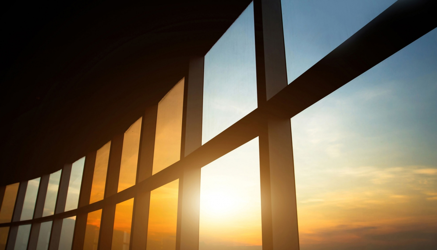 Skats pa biroja logu