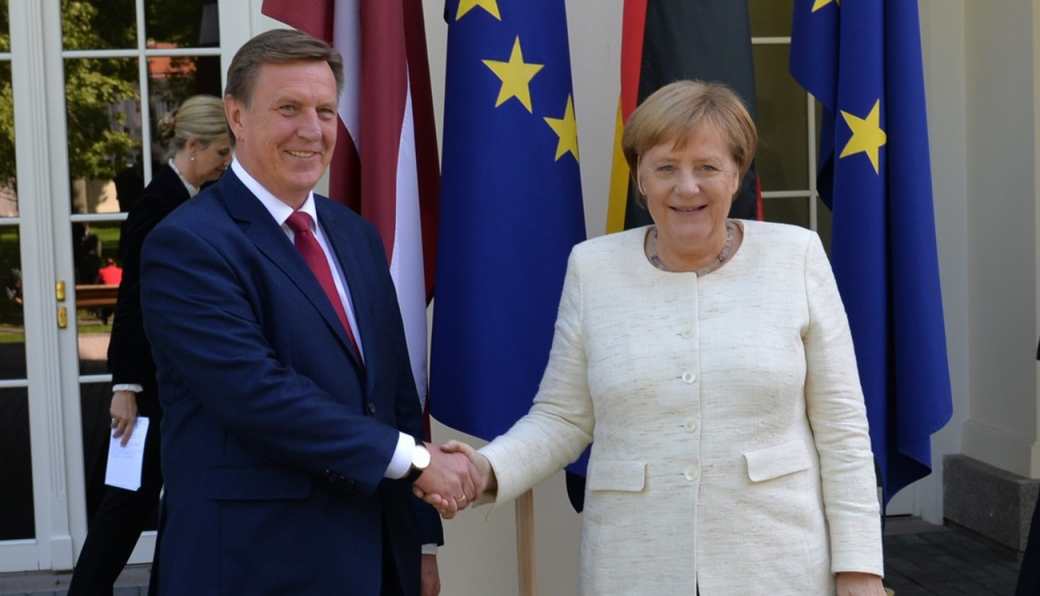 M. Kučinskis ar Vācijas kancleri pārrunā abām valstīm nozīmīgus jautājumus