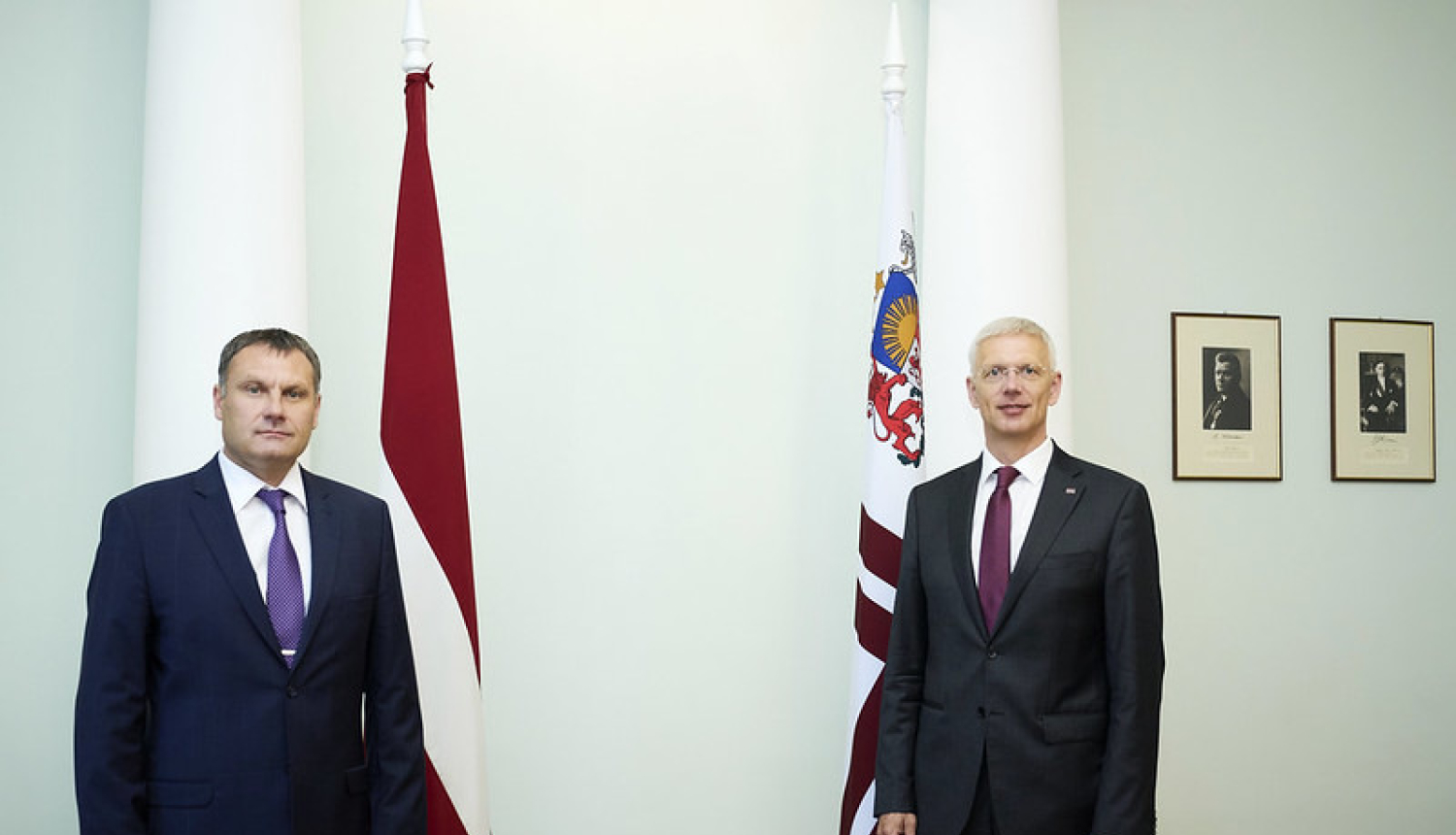 Kariņš ar jauno ģenerālprokuroru vienojas par sadarbību tiesiskuma stiprināšanā