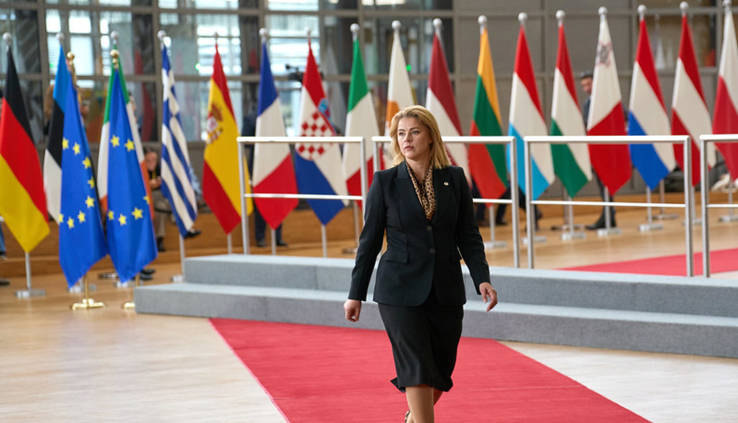Ministru prezidente Evika Siliņa Eiropadomē