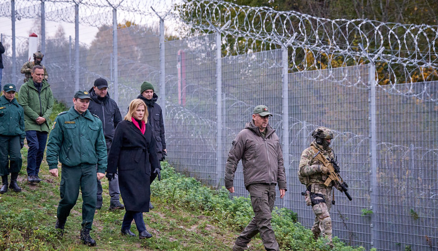Evikas Siliņas vizīte pie austrumu robežas