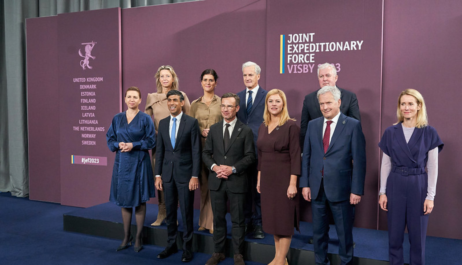 Apvienoto reaģēšanas spēku (Joint Expeditionary Force, JEF) valstu vadītāji