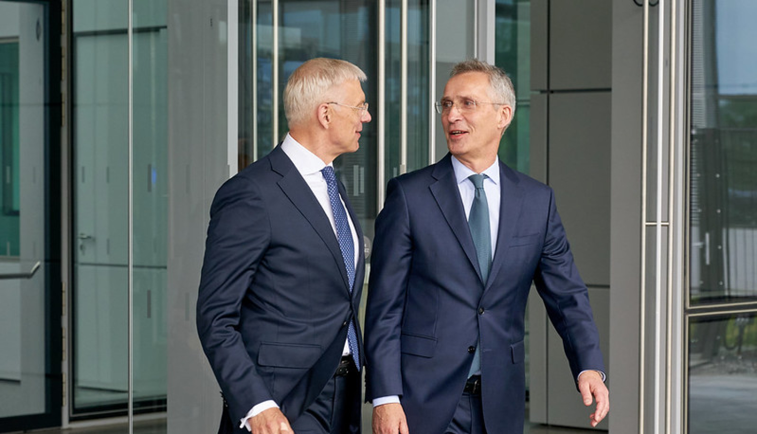 Ministru prezidents Krišjānis Kariņš tiekas ar NATO ģenerālsekretāru Jensu Stoltenbergu