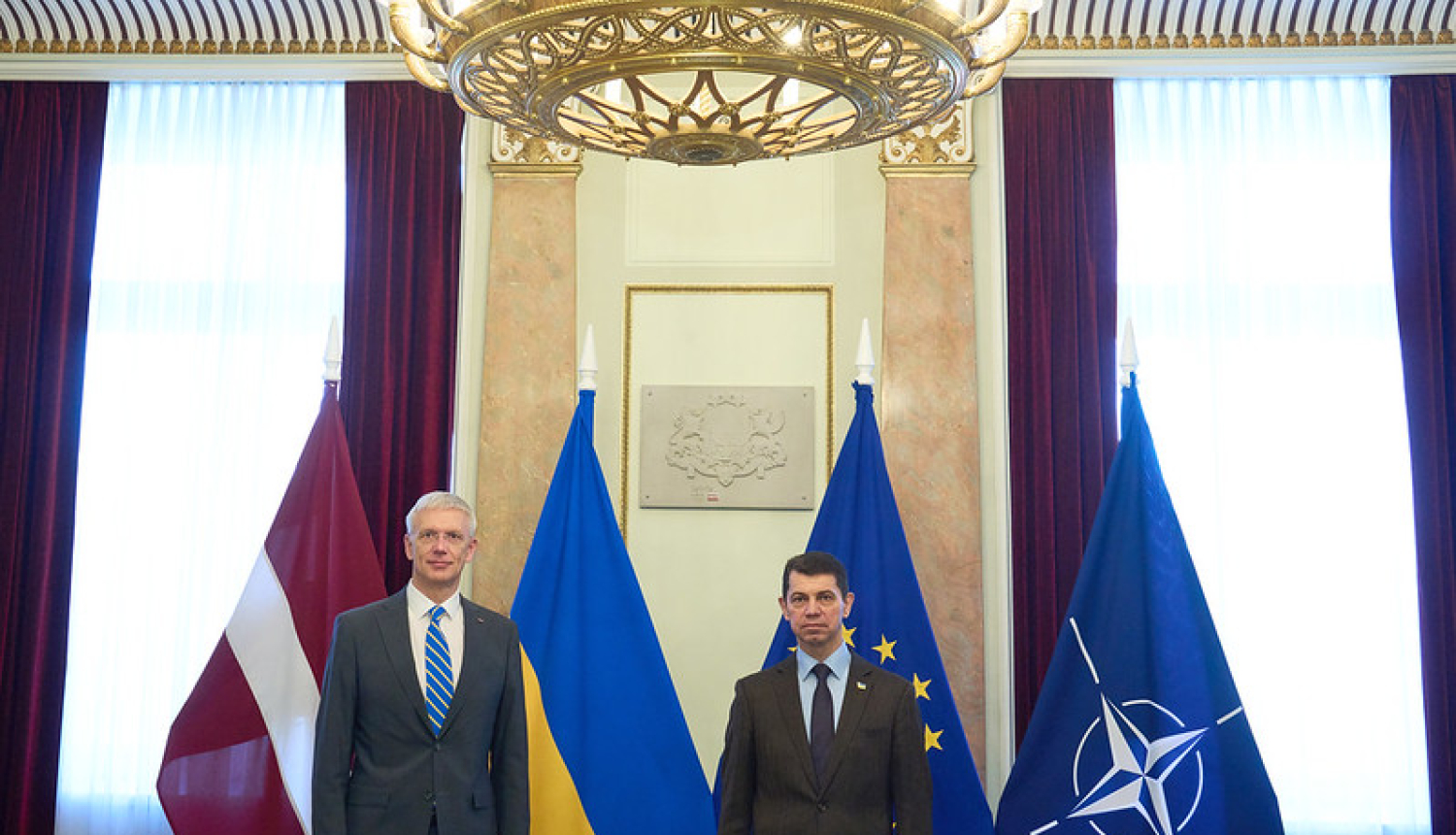 Ukrainas vēstnieka Latvijā atvadu vizīte