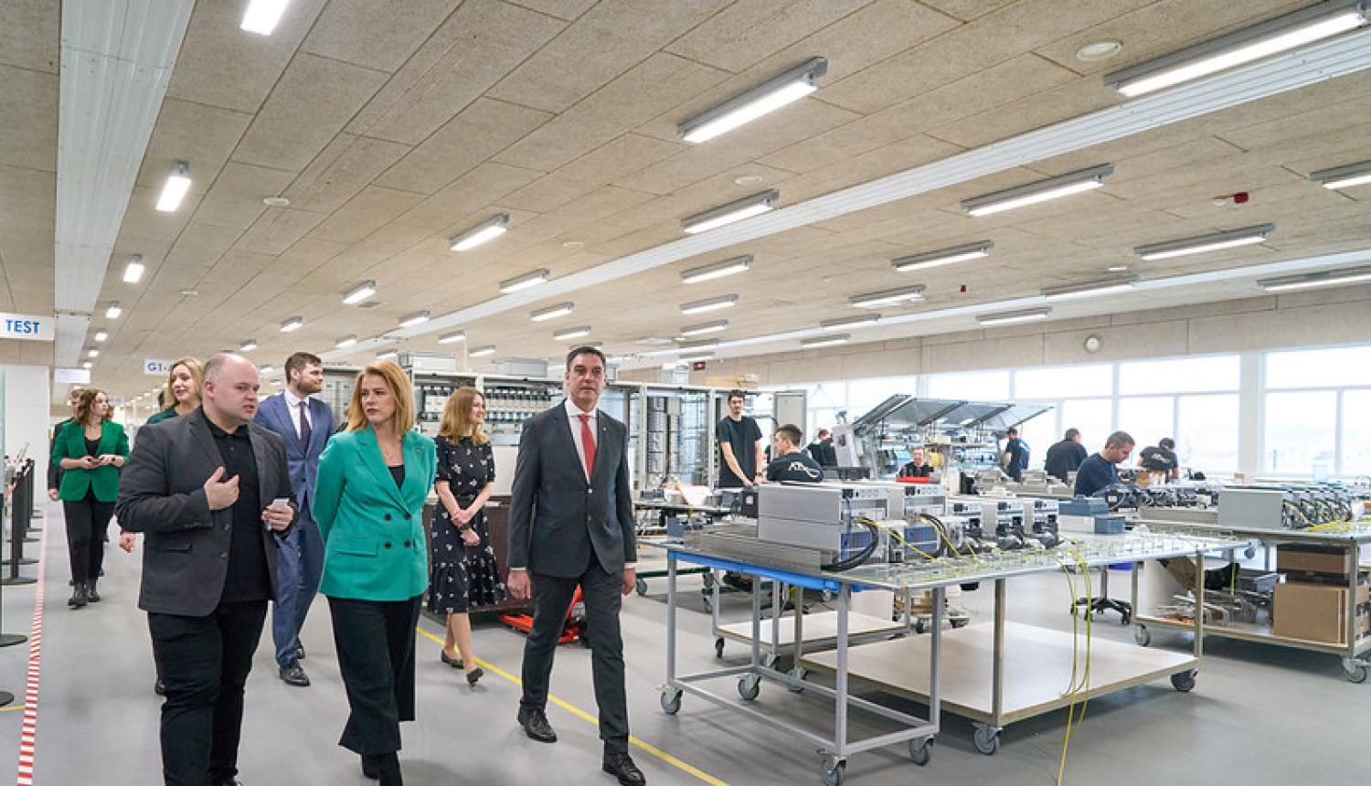 Ministru prezidente Evika Siliņa vizītē Liepājā