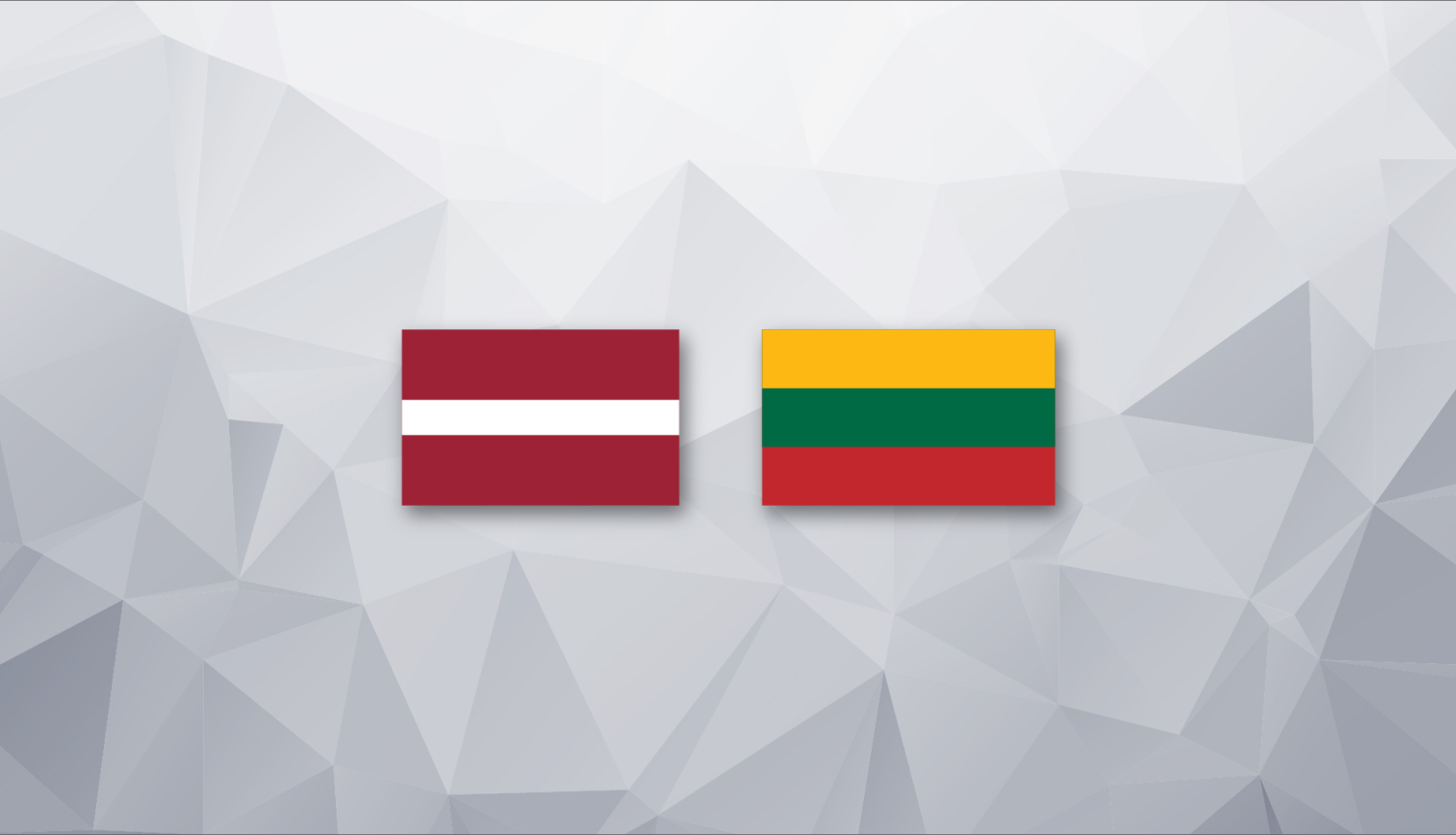 Latvijas un Lietuvas karogi