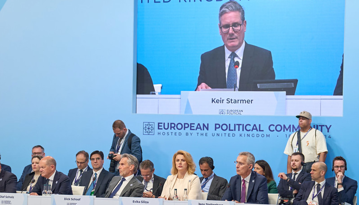 Ministru prezidente Evika Siliņa piedalās Eiropas politiskās kopienas (EPK) sanāksmē Londonā