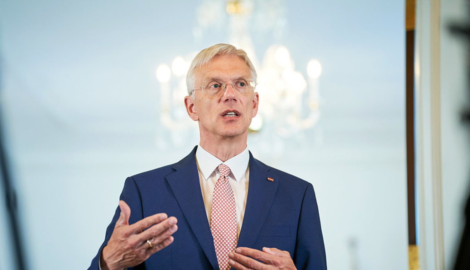 Foto: Ministru prezidents Krišjānis Kariņš