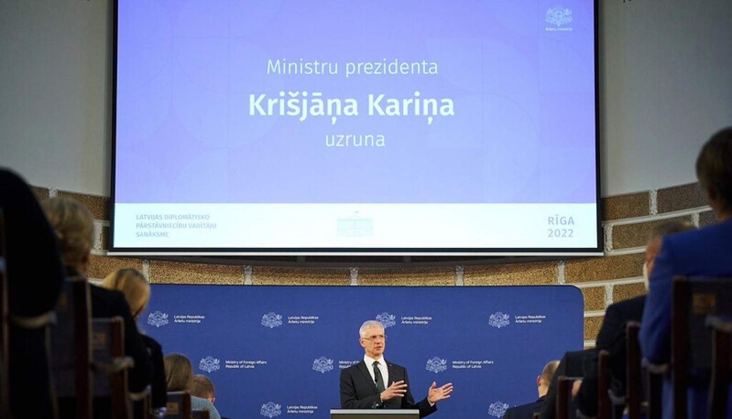Foto: Ministru prezidents Krišjānis Kariņš