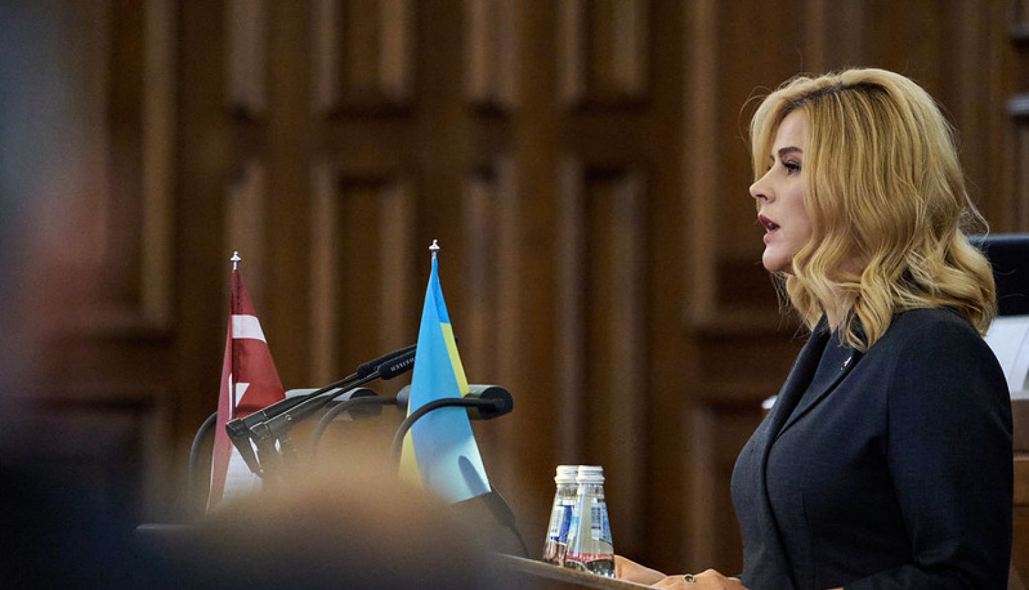 Ministru prezidente Evika Siliņa Saeimas sēdē