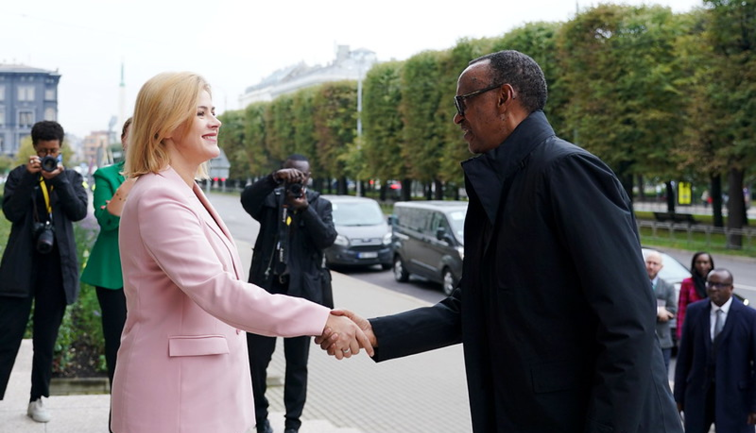 Ministru prezidente tiekas ar Ruandas Republikas prezidentu Polu Kagami