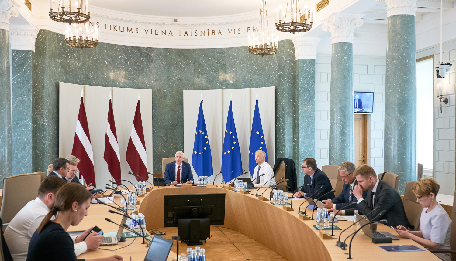 Valdības sēde Ministru kabinetā