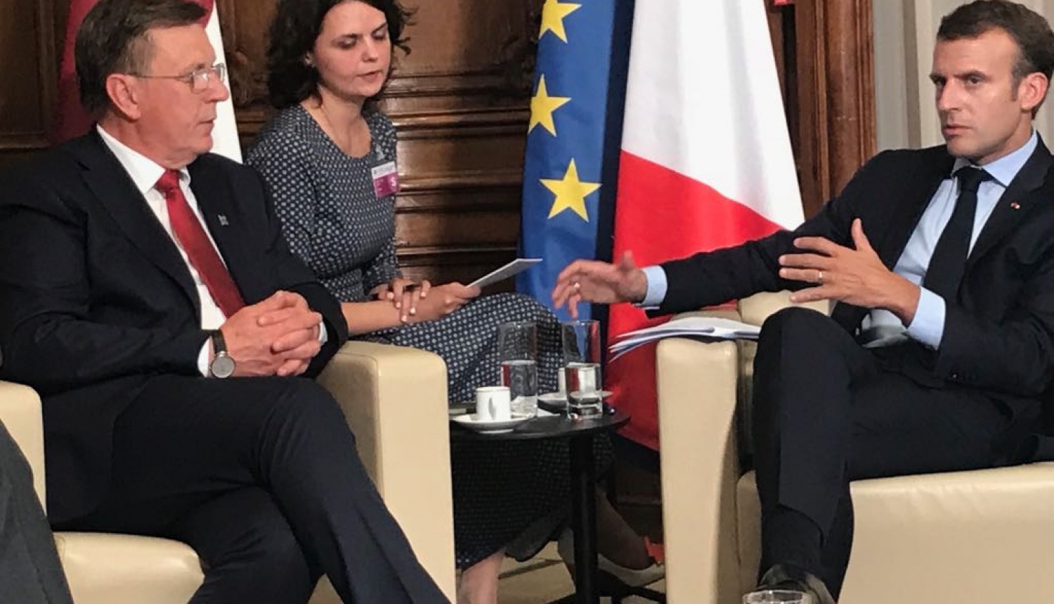 M. Kučinskis ar Francijas prezidentu apspriež abu valstu sadarbību un situāciju Eiropā