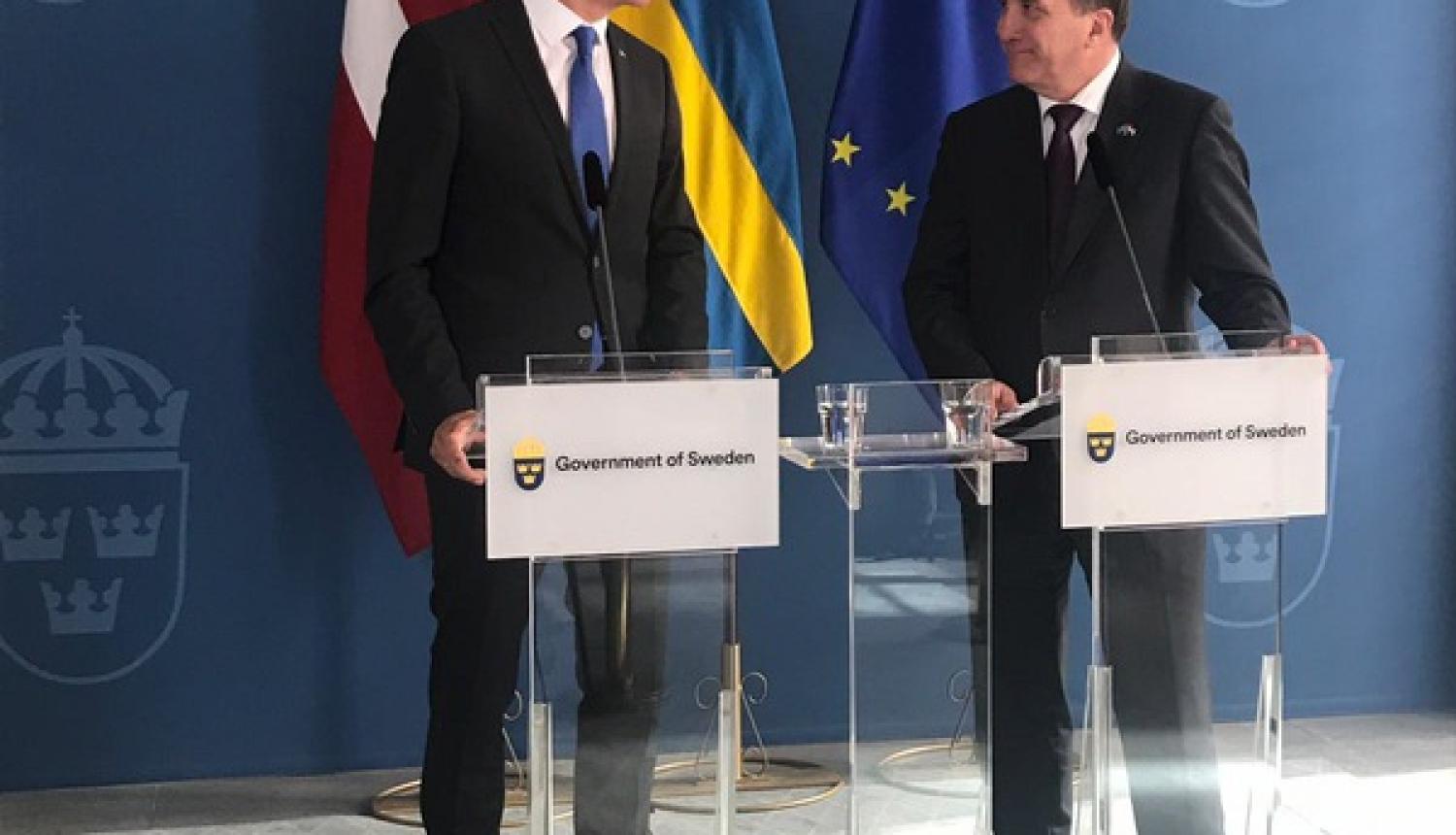 Kariņš: Latvija un Zviedrija ieinteresētas stiprināt nelegāli iegūtu līdzekļu legalizācijas novēršanu ES līmenī