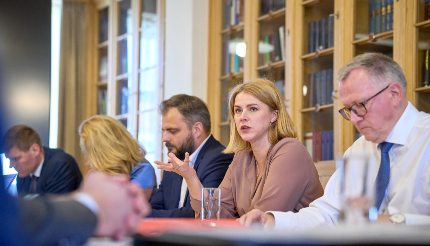 Ministru prezidente Evika SIliņa vada Sadarbības sanāksmi