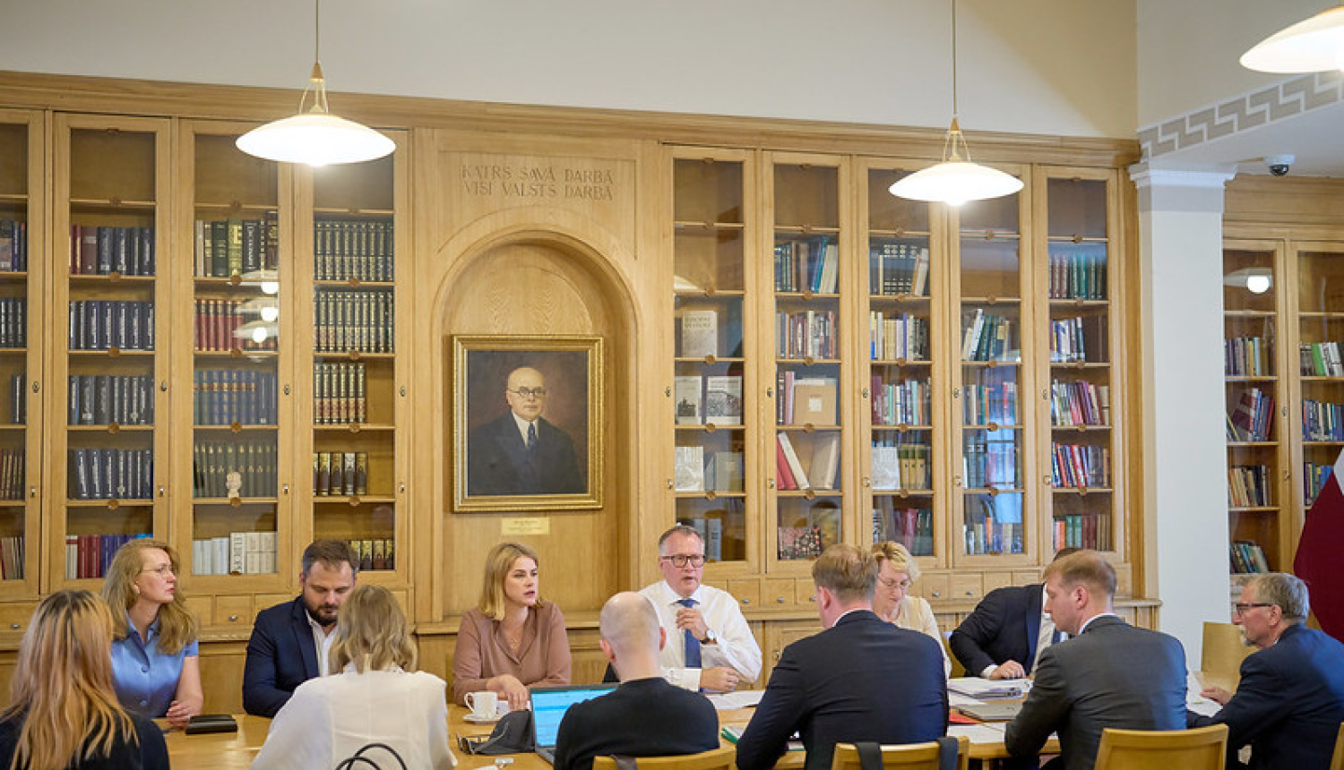 Ministru Prezidente Evika Siliņa vada Sadarbības sanaksmi