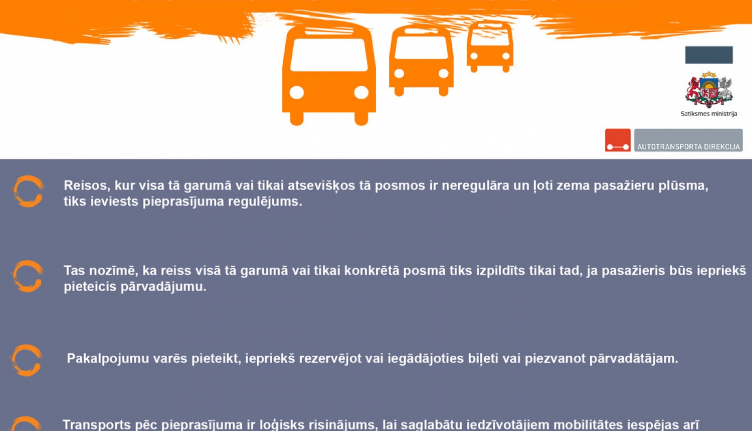 Valdība lemj uzlabot sabiedriskā transporta pakalpojumu organizēšanas kārtību