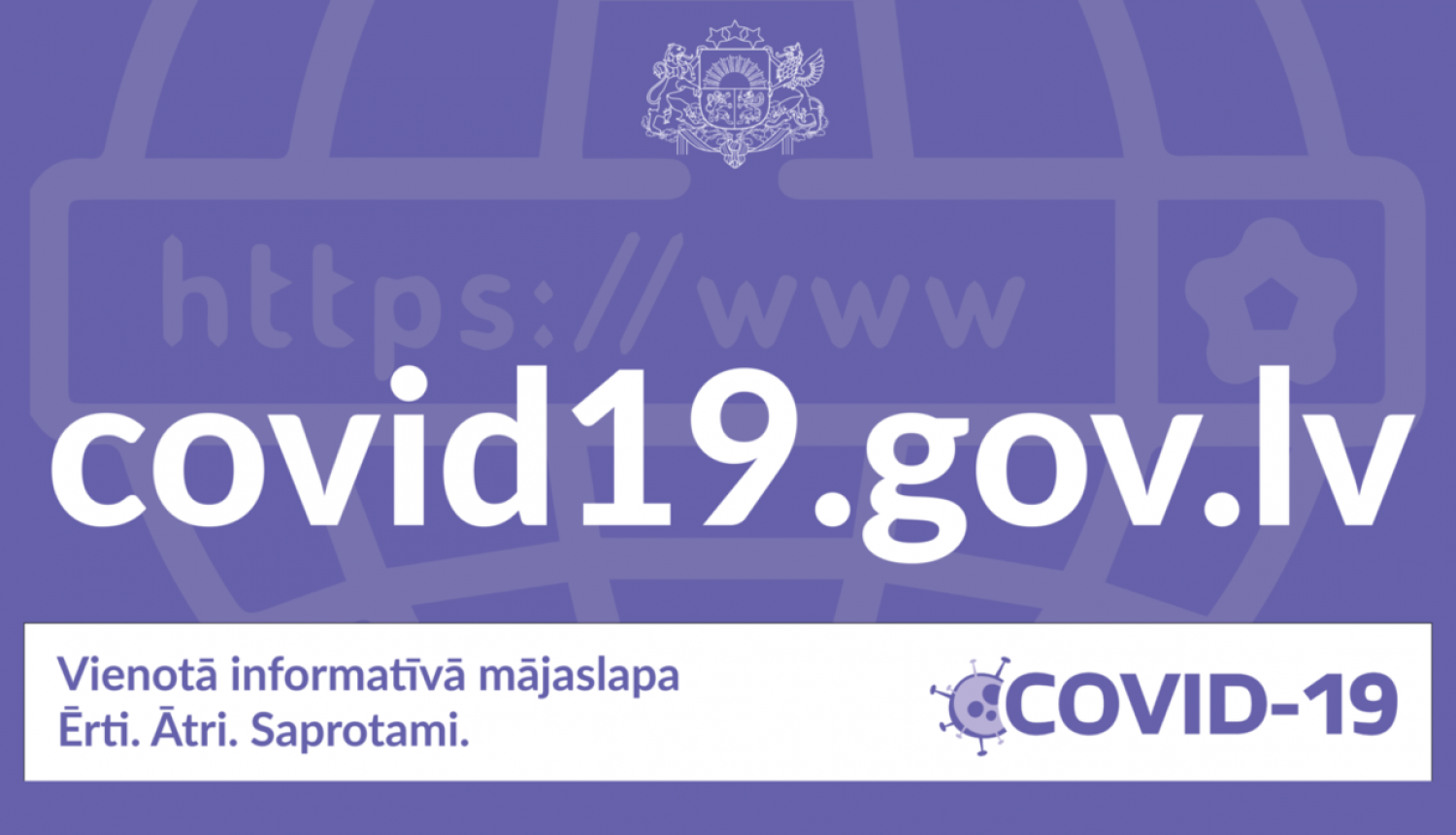 Vietnē covid19.gov.lv vienuviet būs pieejama aktuālā informācija par Covid-19