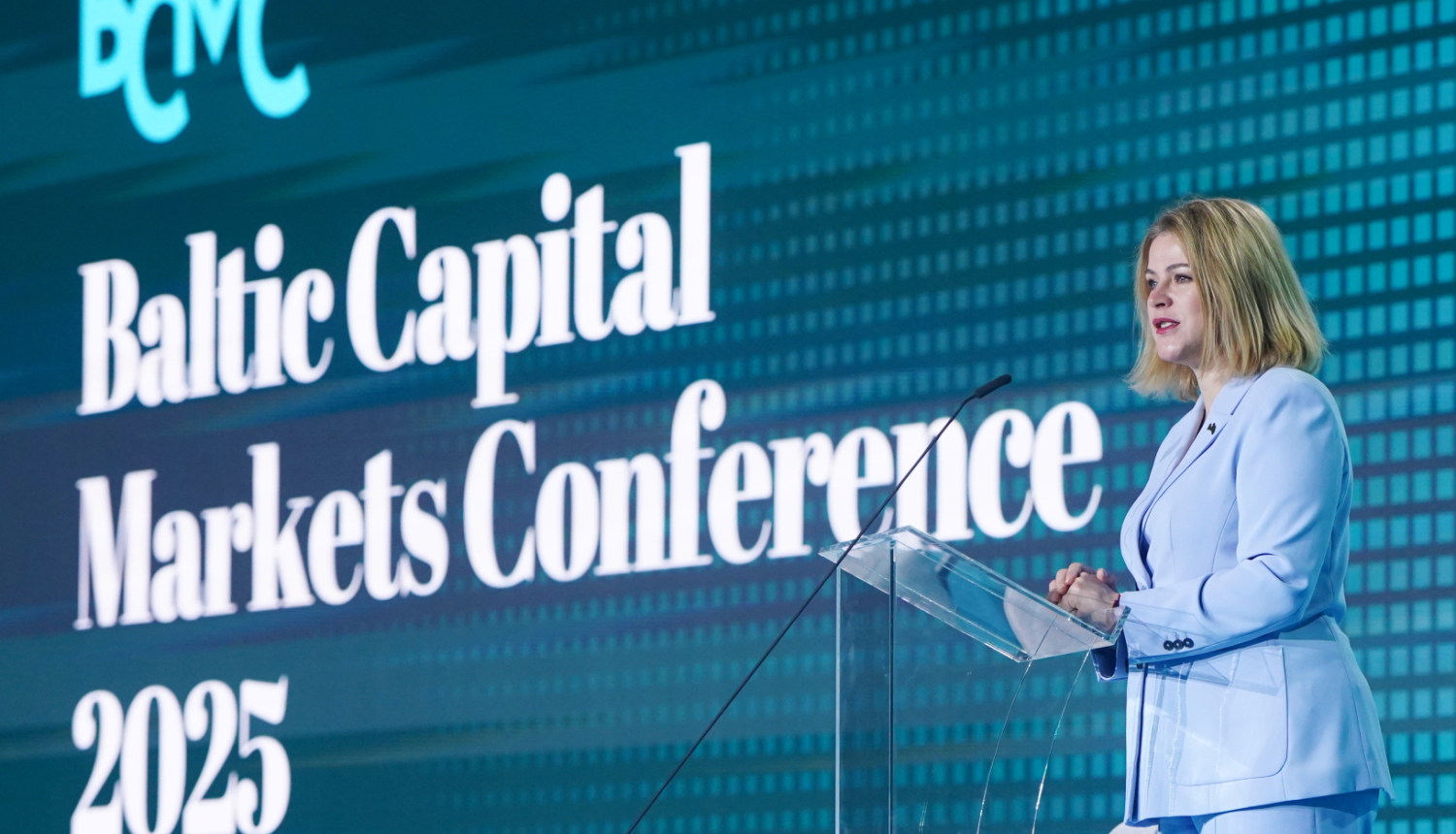 Ministru prezidente Evika Siliņa atklāj Baltijas kapitāla tirgus konferenci 2025