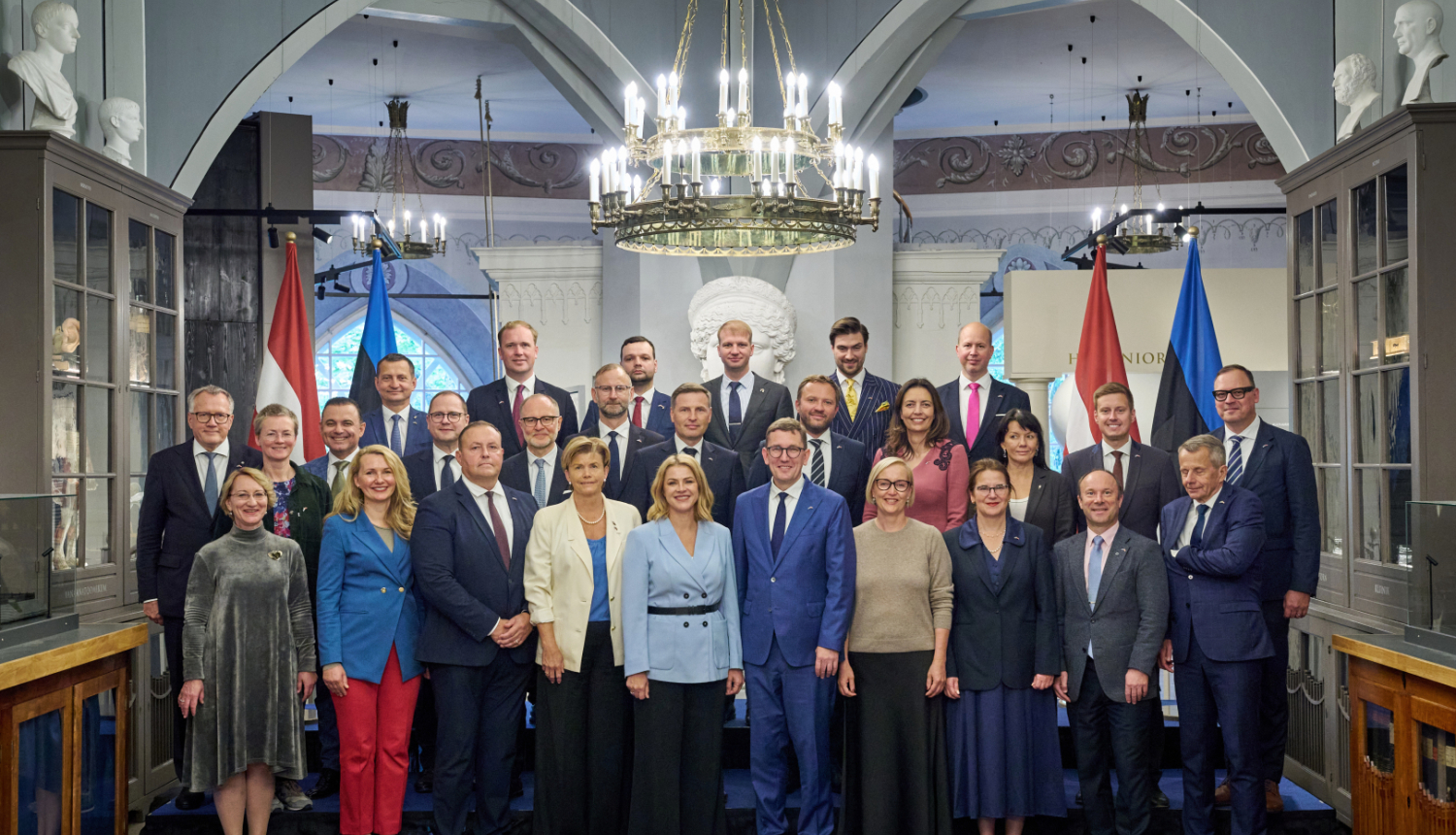 Latvijas un Igaunijas valdību ministri kopīgajā sēdē Tartu, Igaunijā