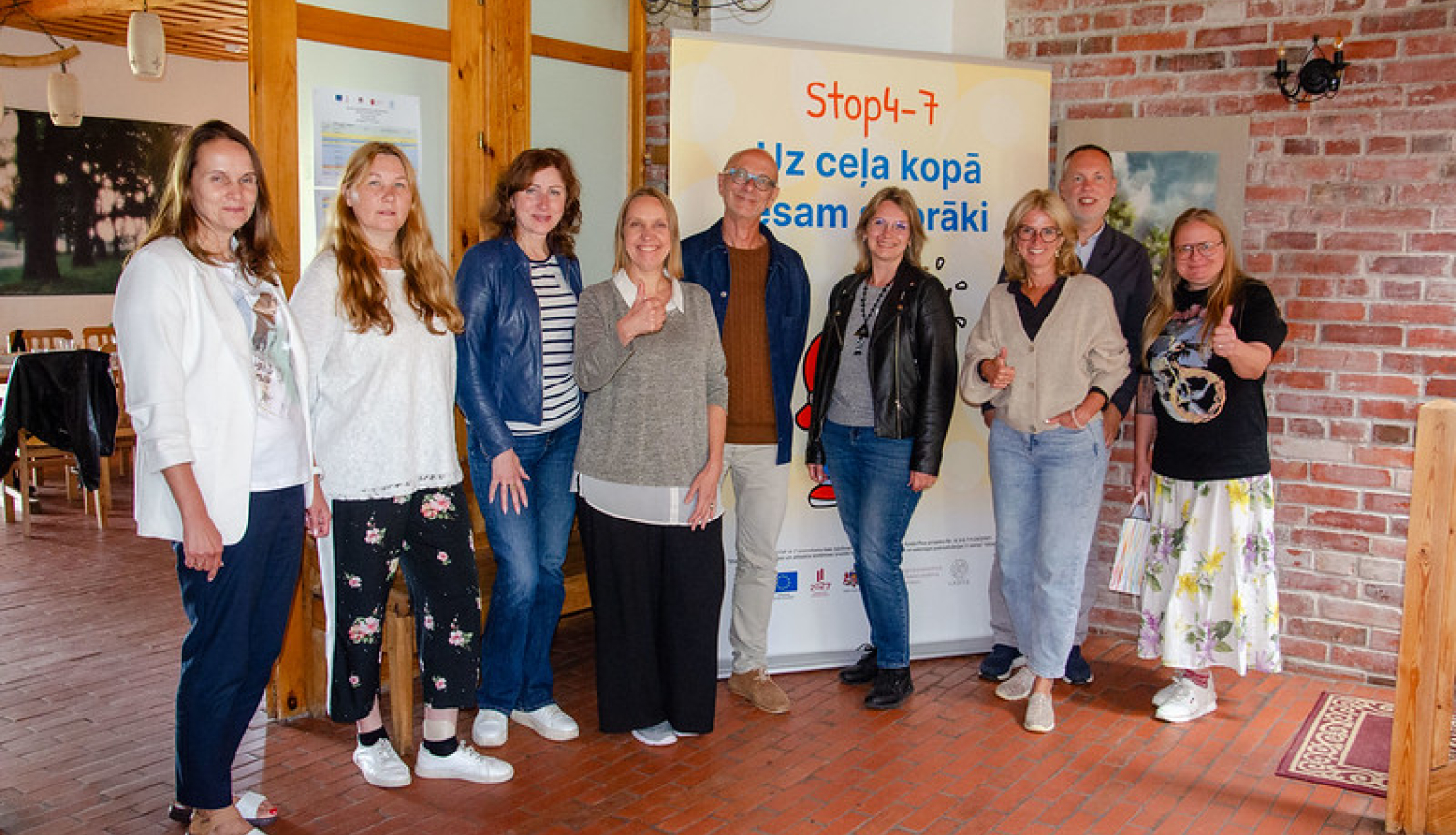 Programmas Stop 4-7 Vasaras skolas dalībnieki