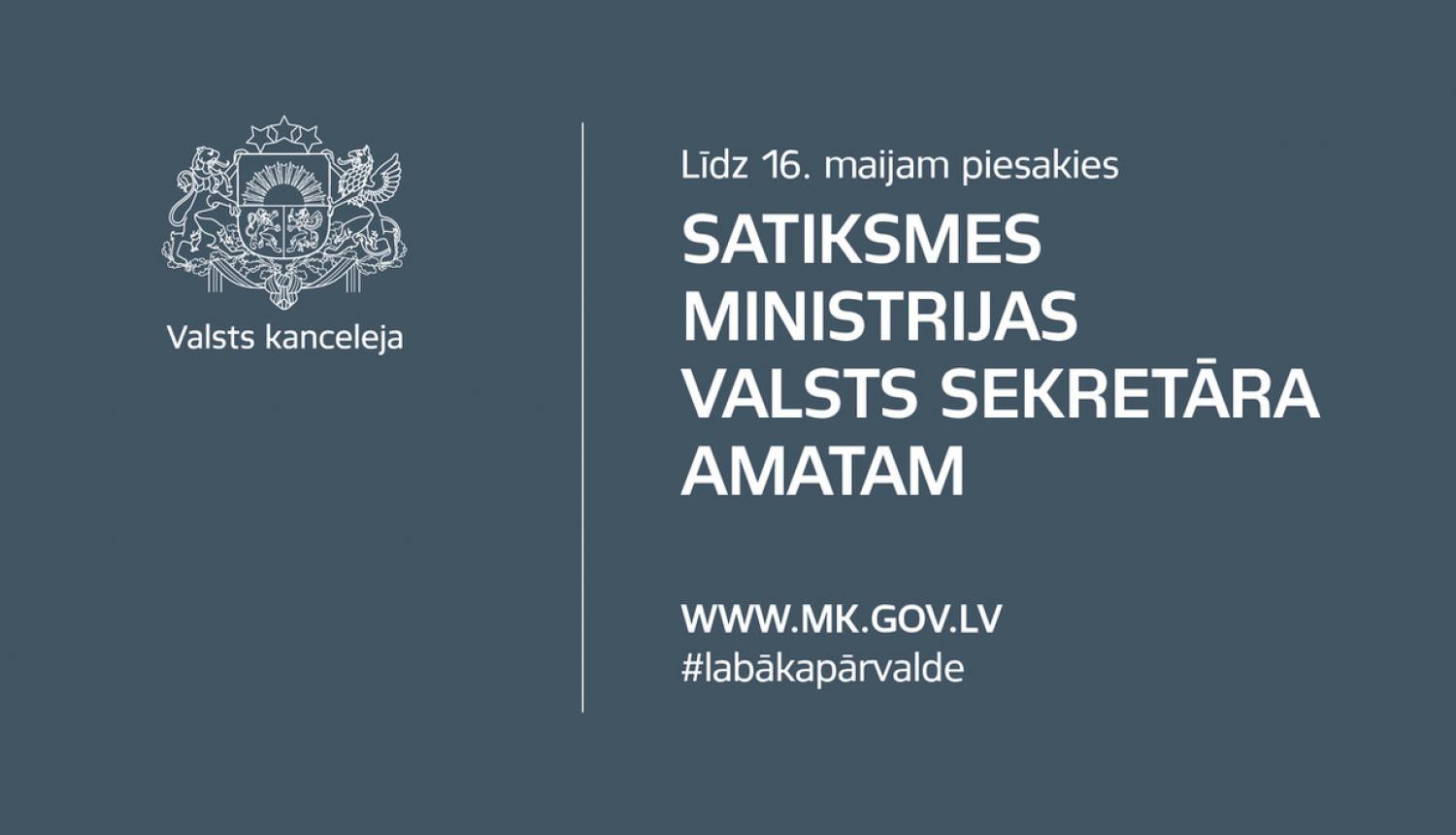 Atklātā konkursā tiks meklēts jaunais Satiksmes ministrijas valsts sekretārs