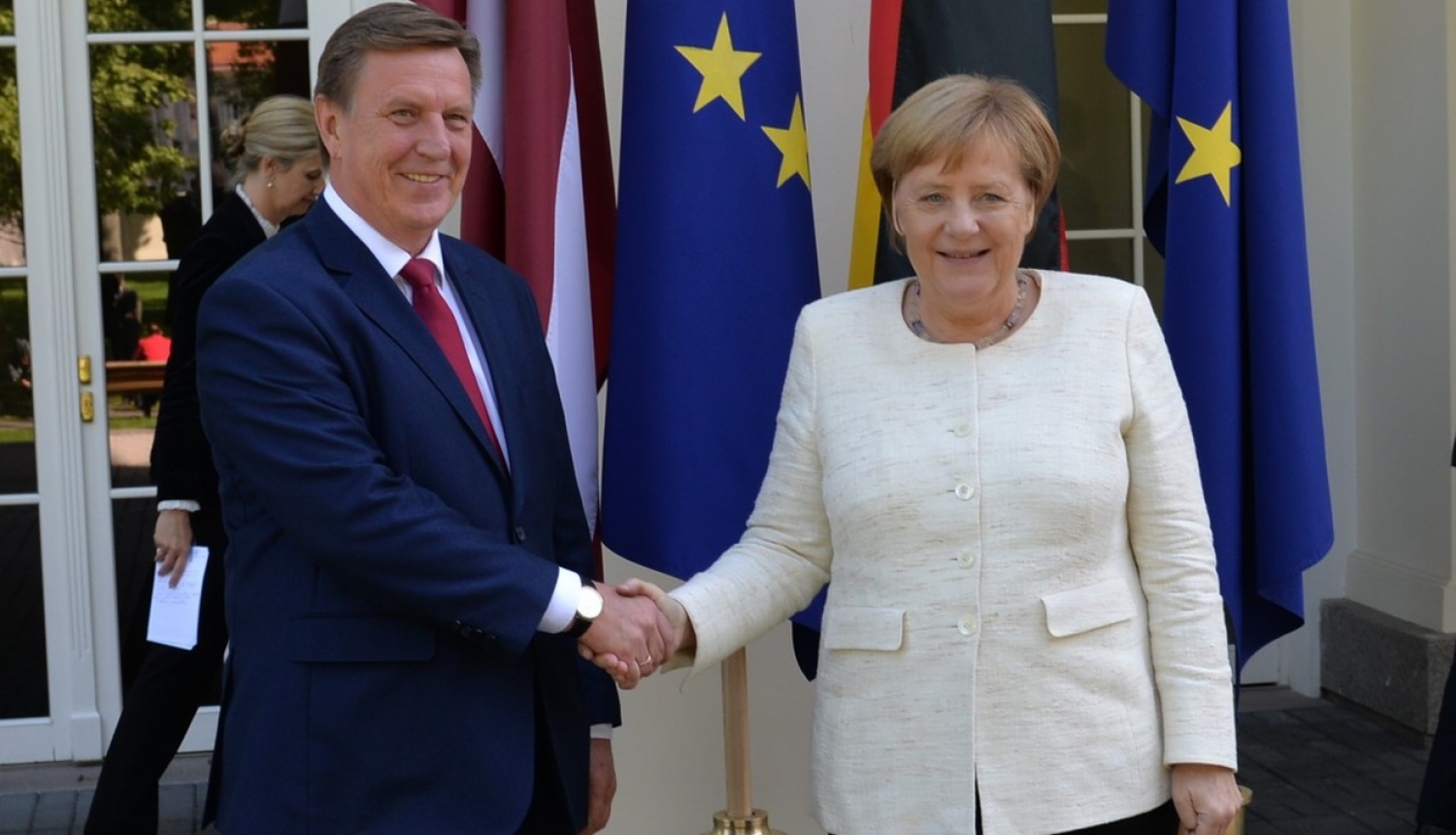 M. Kučinskis ar Vācijas kancleri pārrunā abām valstīm nozīmīgus jautājumus