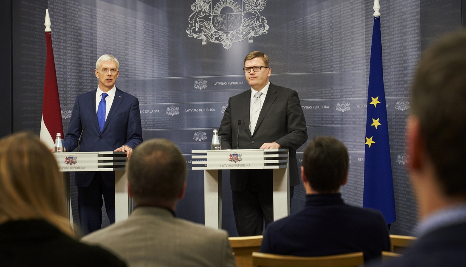 Ministru prezidents uzdevis Pūcem izvērtēt ASV sankciju ietekmi uz Ventspils domes darbību