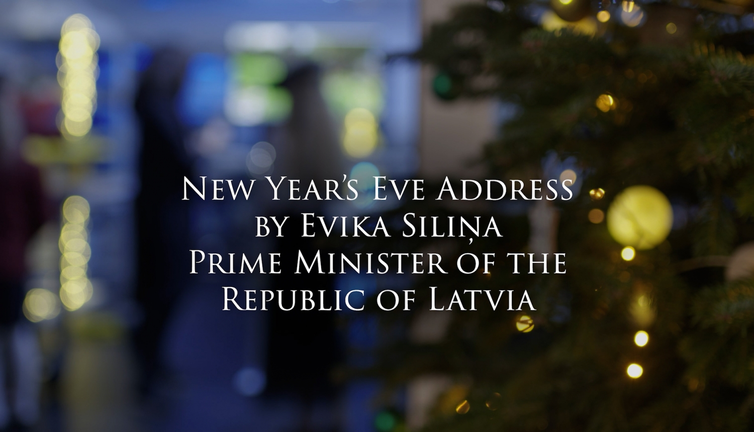 New Year's Eve Address by Evika Siliņa
