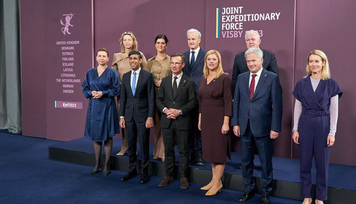 Apvienoto reaģēšanas spēku (Joint Expeditionary Force, JEF) valstu vadītāji