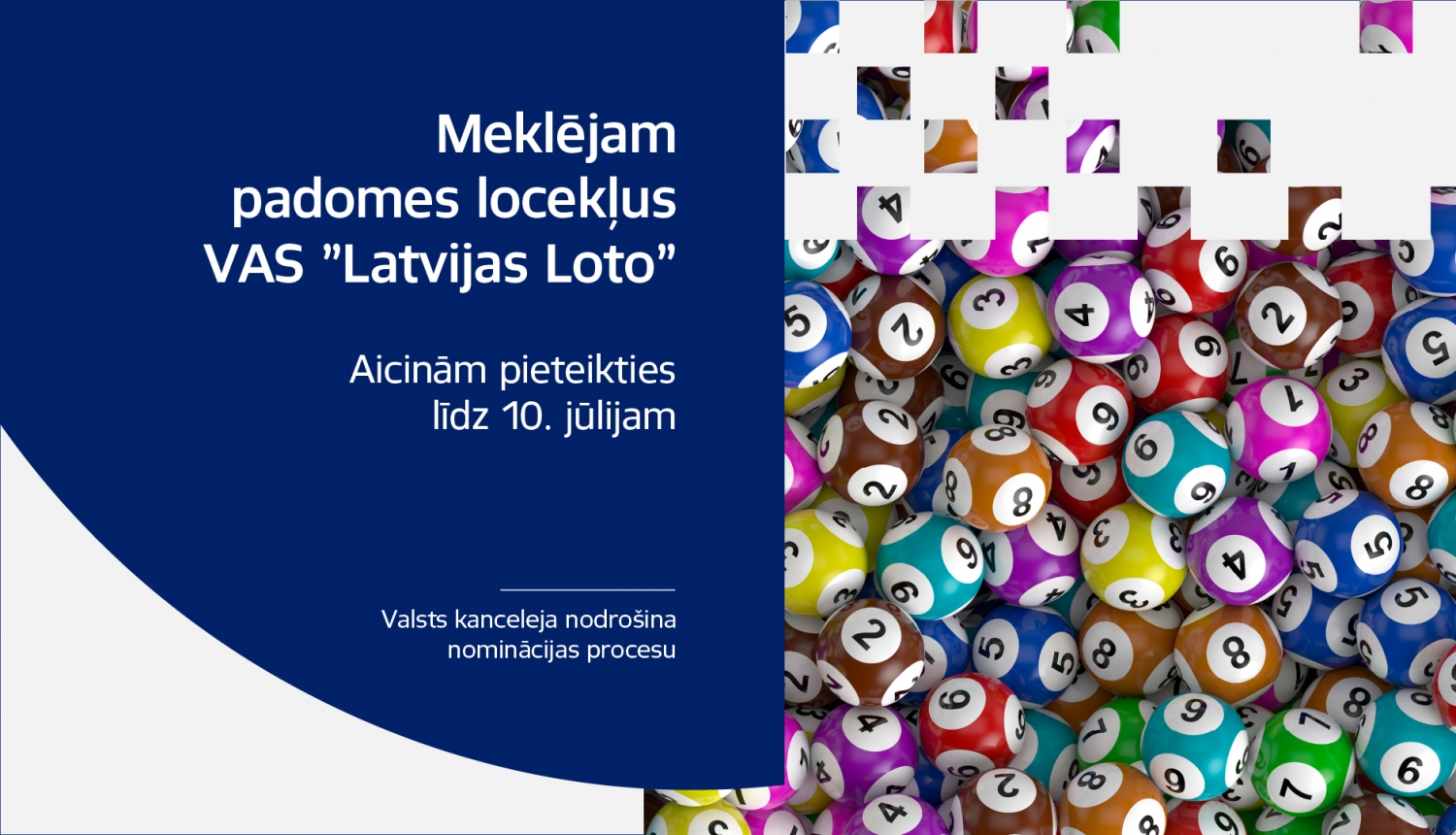 Izsludināts konkurss uz trim amatiem “Latvijas Loto” padomē