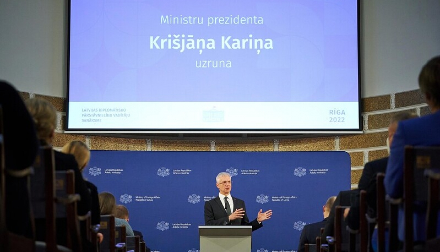 Foto: Ministru prezidents Krišjānis Kariņš