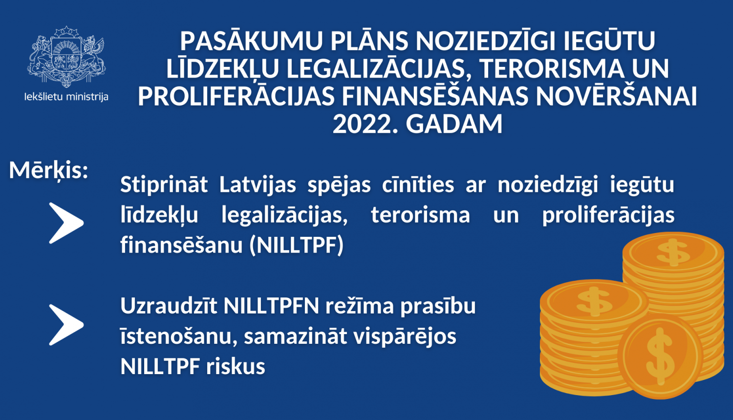 Plāns noziedzīgi iegūtu līdzekļu legalizācijas, terorisma un proliferācijas finansēšanas novēršanai